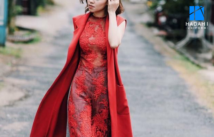 Phá cách gu thời trang với kiểu áo dài vest cho các nàng