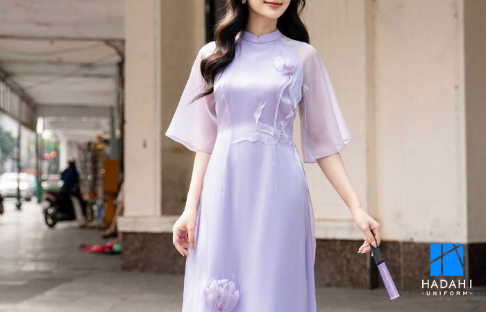 Kiểu áo dài cách tân xếp tầng - bạn phải nên thử một lần