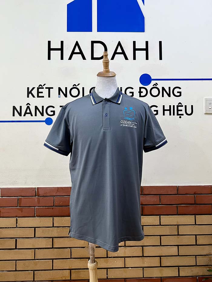 Áo đồng phục lớp màu xám