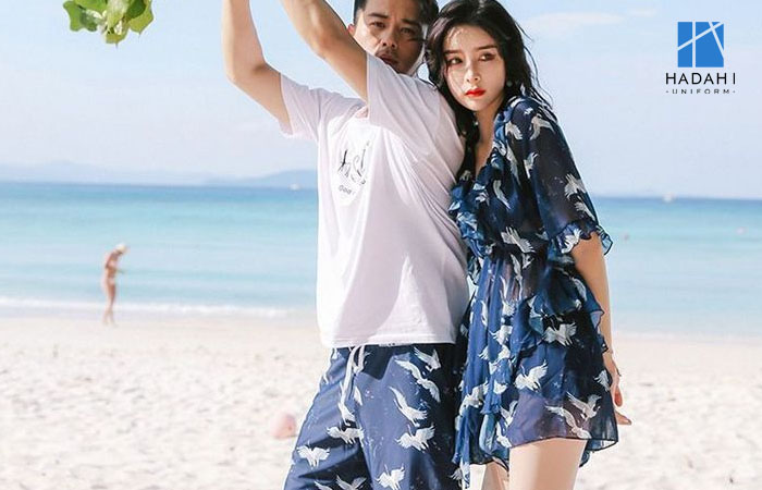 Outfit đi biển quần short - năng động, trẻ trung