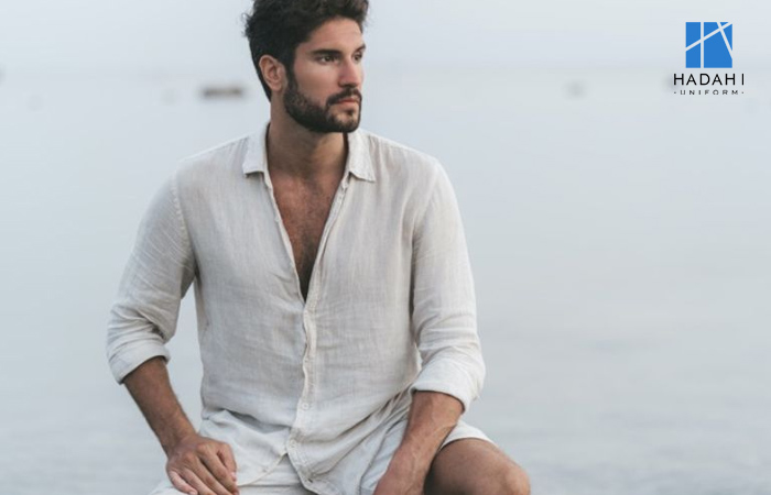 Outfit đi biển áo sơ mi dài tay - thời trang và thanh lịch
