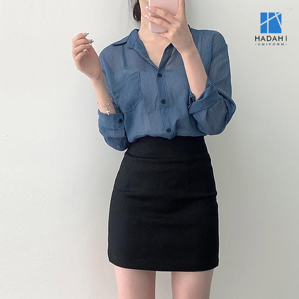 Áo sơ mi lụa nhẹ nhàng sang trọng