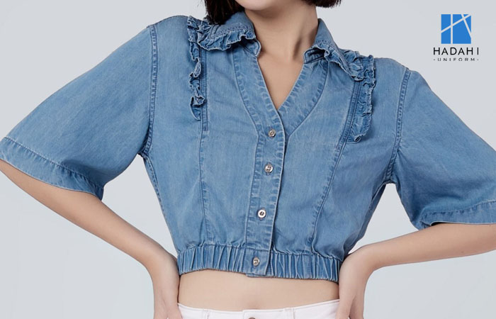 Áo sơ mi croptop