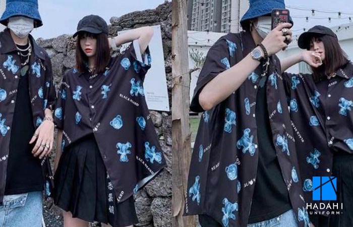 Xưởng may đồng phục áo sơ mi lớp chất lượng