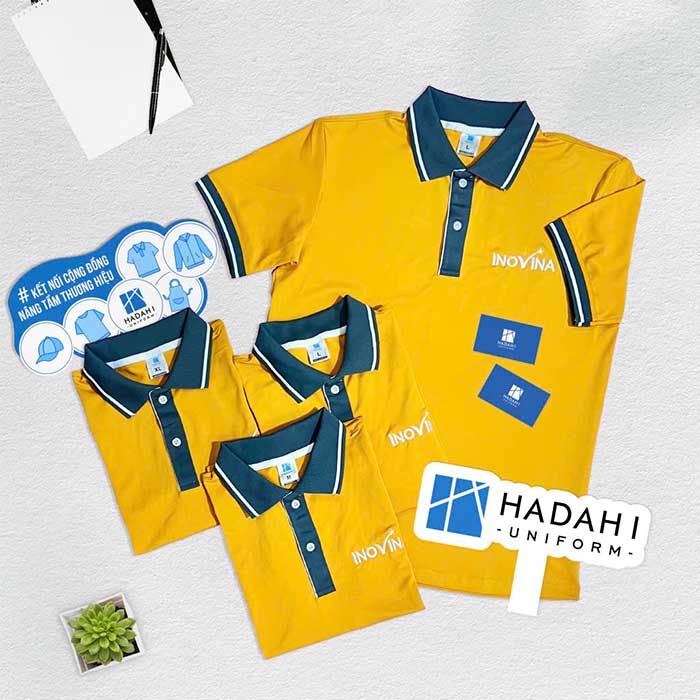 Hadahi nhận may áo polo phối màu đồng phục cho đối tượng nào