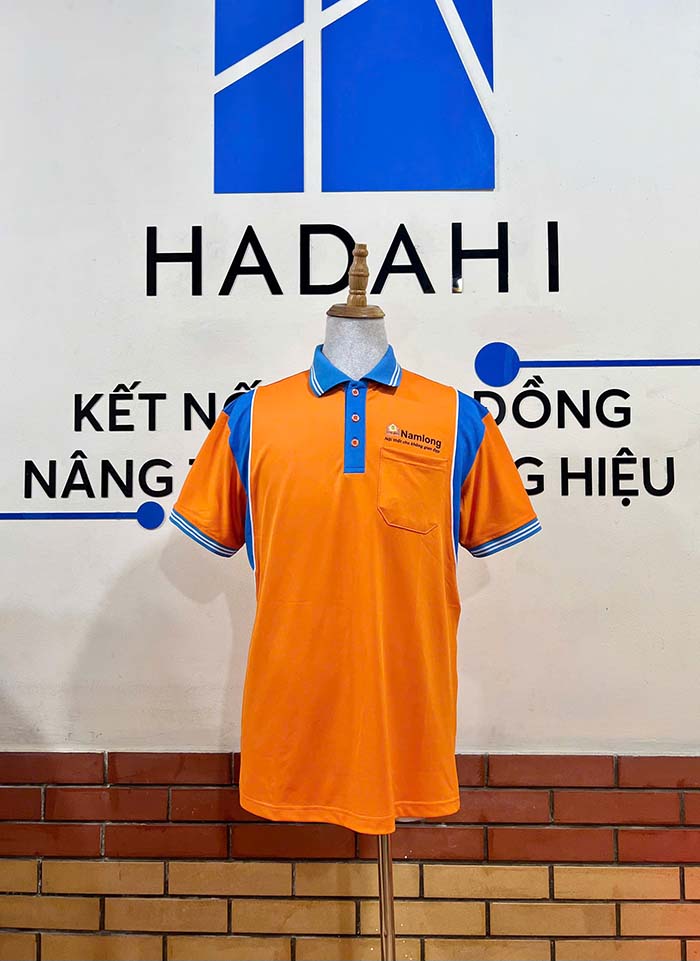 Chất liệu vải may áo polo phối màu tại Hadahi