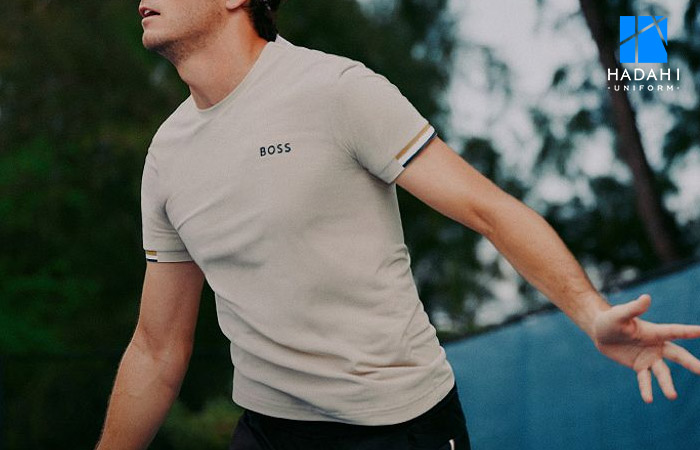 Áo thun nam tennis cổ tròn