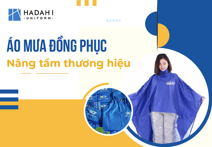 Dịch vụ may áo mưa đồng phục công ty