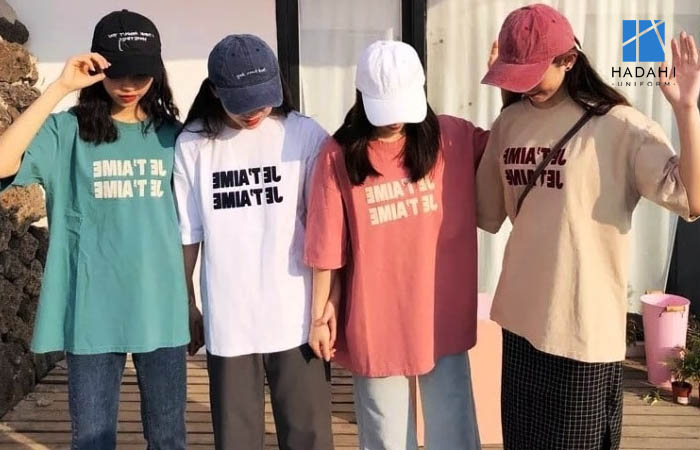 Áo phông cổ tròn oversize 