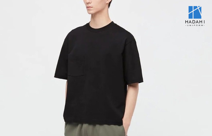 Áo phông cổ tròn tay lỡ