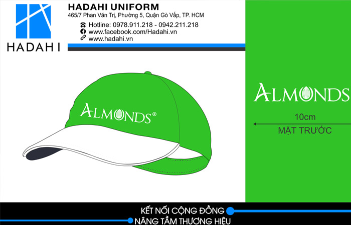 Xưởng may nón đồng phục Hadahi Uniform uy tín, giá tốt tại TPHCM 