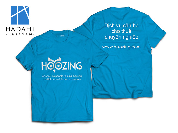 Mẫu áo phông đồng phục Hadahi nhận may?