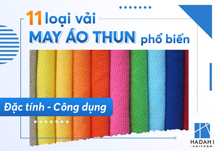 Chất liệu may áo phông đồng phục công ty
