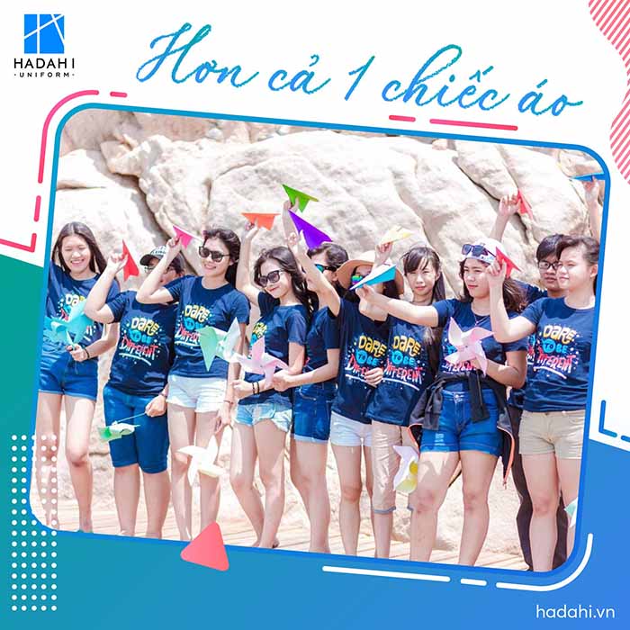 Cam kết của Hadahi khi nhận may áo teambuilding