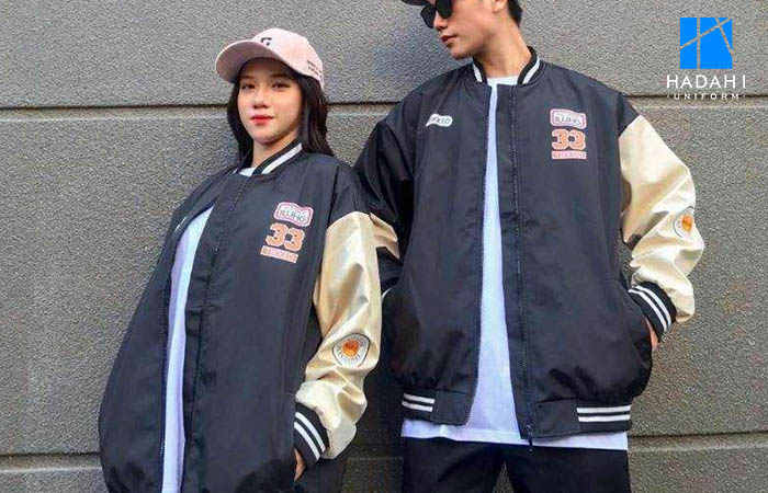 Miễn phí thiết kế - in logo lên áo khoác bóng chày đồng phục