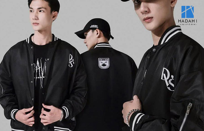 Dịch vụ may áo khoác bomber đồng phục tại Hadahi Uniform