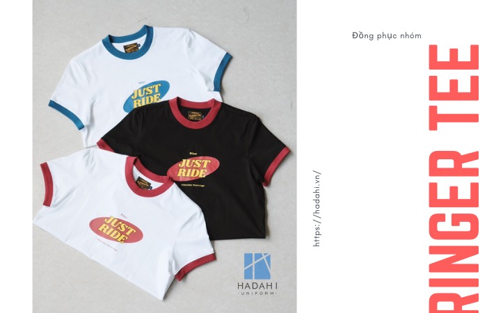 Áo Ringer Tee - tạo sự đặc trưng riêng, phá cách