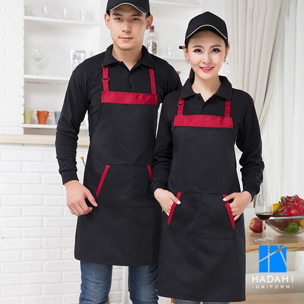 Thiết kế đồng phục quán cafe: Áo, tạp dề, mũ, phụ kiện khác