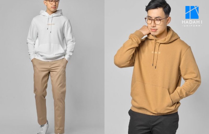 Cách mặc hoodie nam với quần chinos