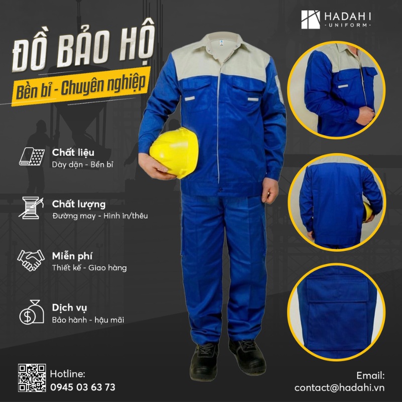 thiết kế áo đồng phục bảo hộ