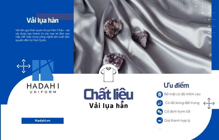 Ưu điểm vượt trội của vải lụa hàn