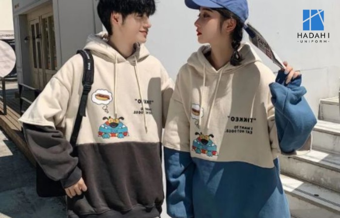Cách phối đồ với áo đồng phục hoodie