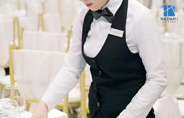 Áo sơ mi phối gile