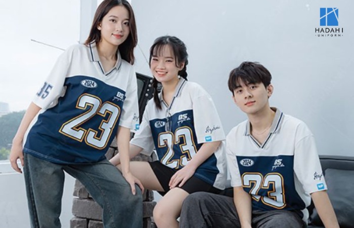 Áo lớp polo form rộng