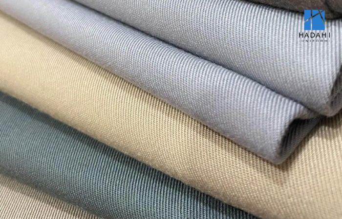 Vải kaki cứng, ít có sự co giãn