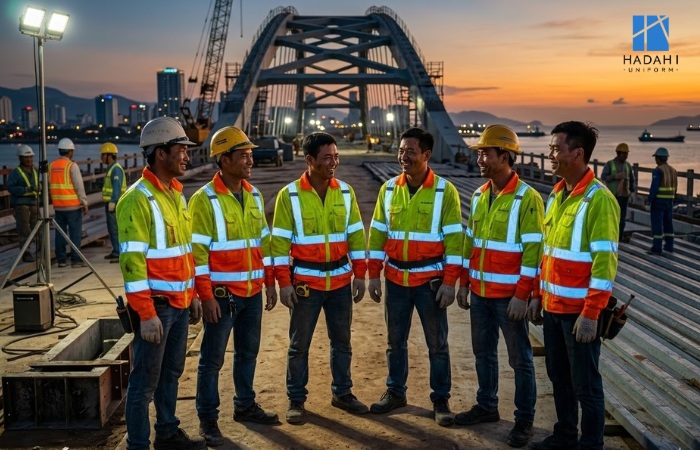 đồng phục áo khoác phản quang