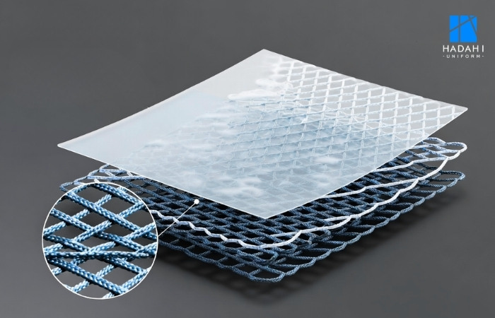 Cấu trúc để hình thành một loại vải dù hoàn chỉnh