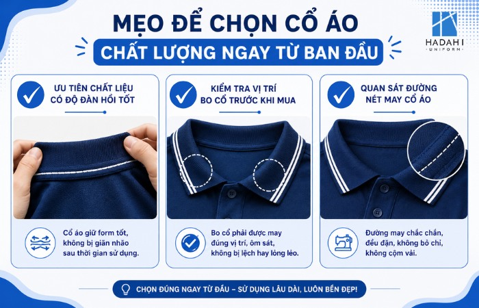 Mẹo để chọn cổ áo chất lượng ngay từ ban đầu