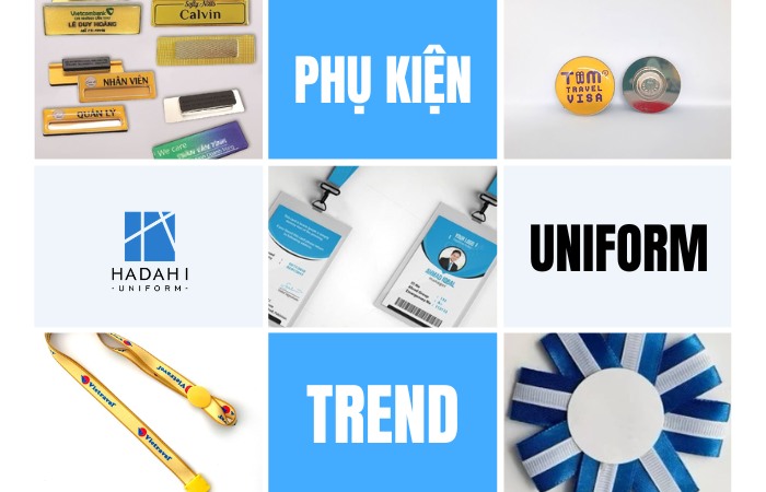 Một số nhóm phụ kiện giúp nhận diện thương hiệu nên có