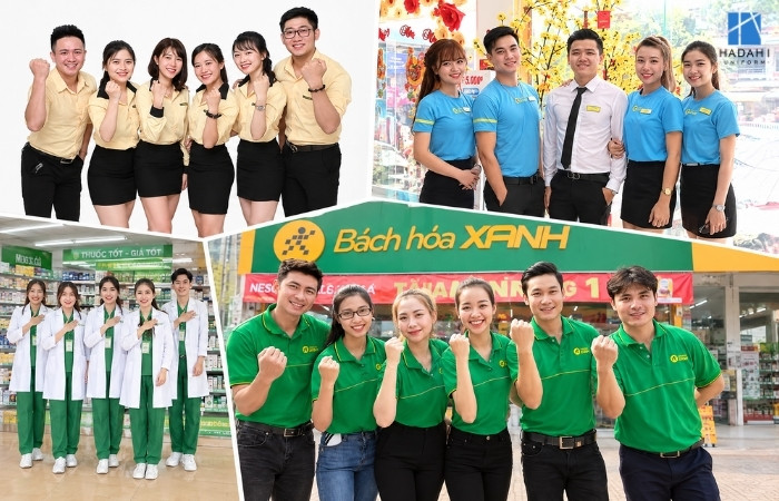 Sắc vàng nhận diện và tinh thần 'phục vụ tận tâm' đến từ đồng phục Thế Giới Di Động