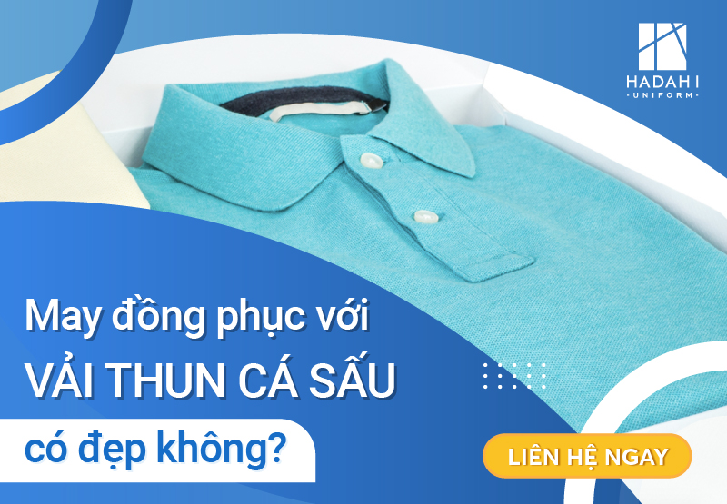May Áo Thun Đồng Phục Với Chất Liệu Vải Thun Cá Sấu Có Đẹp Không?