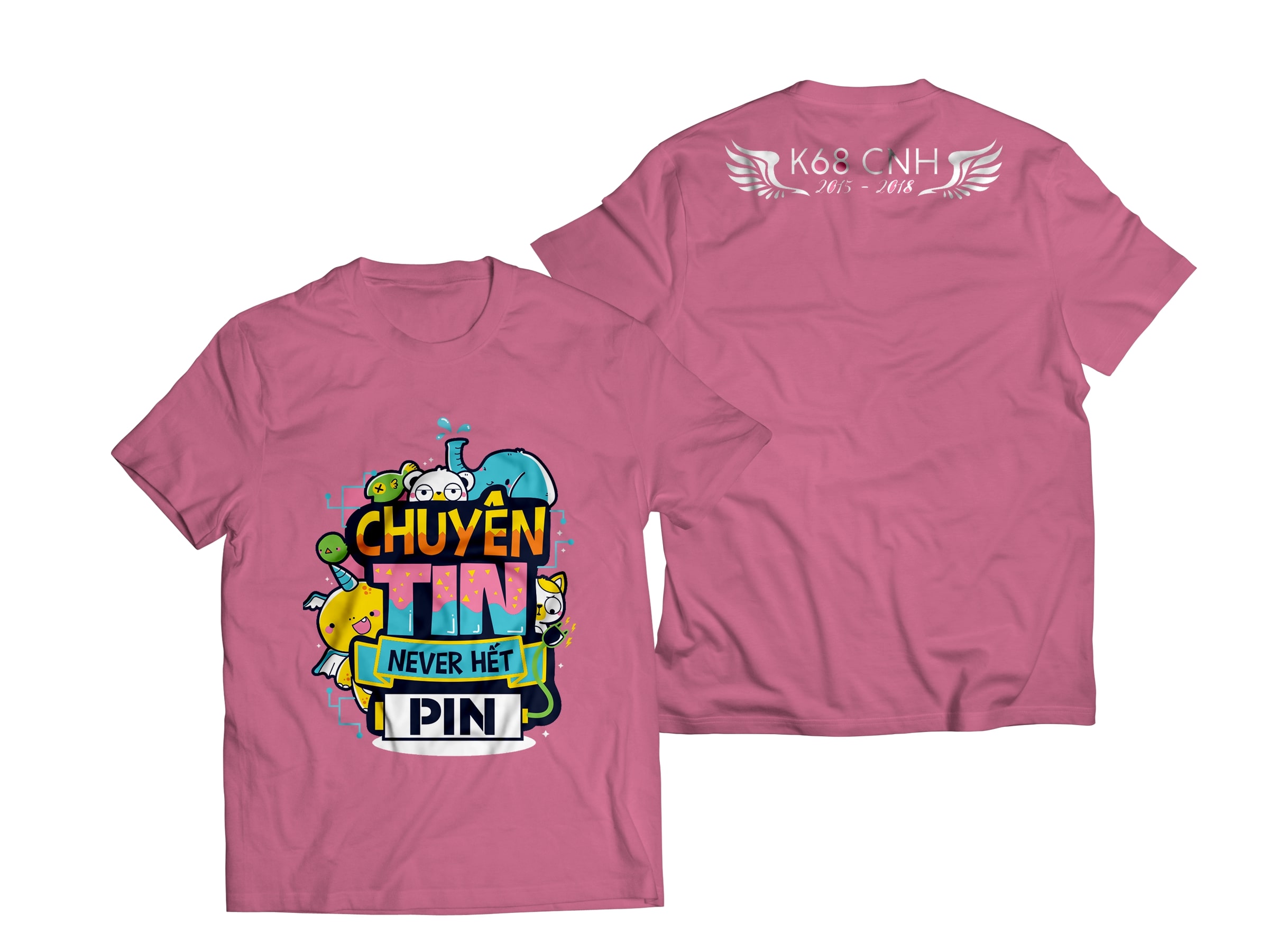 Áo lớp Never hết pin