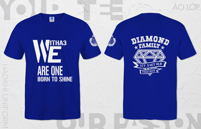 Áo lớp WE ARE ONE - BORN TO SHINE