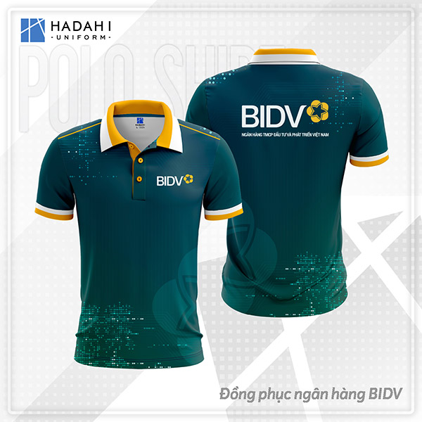 Thiết kế áo thun đồng phục ngân hàng BIDV (New)
