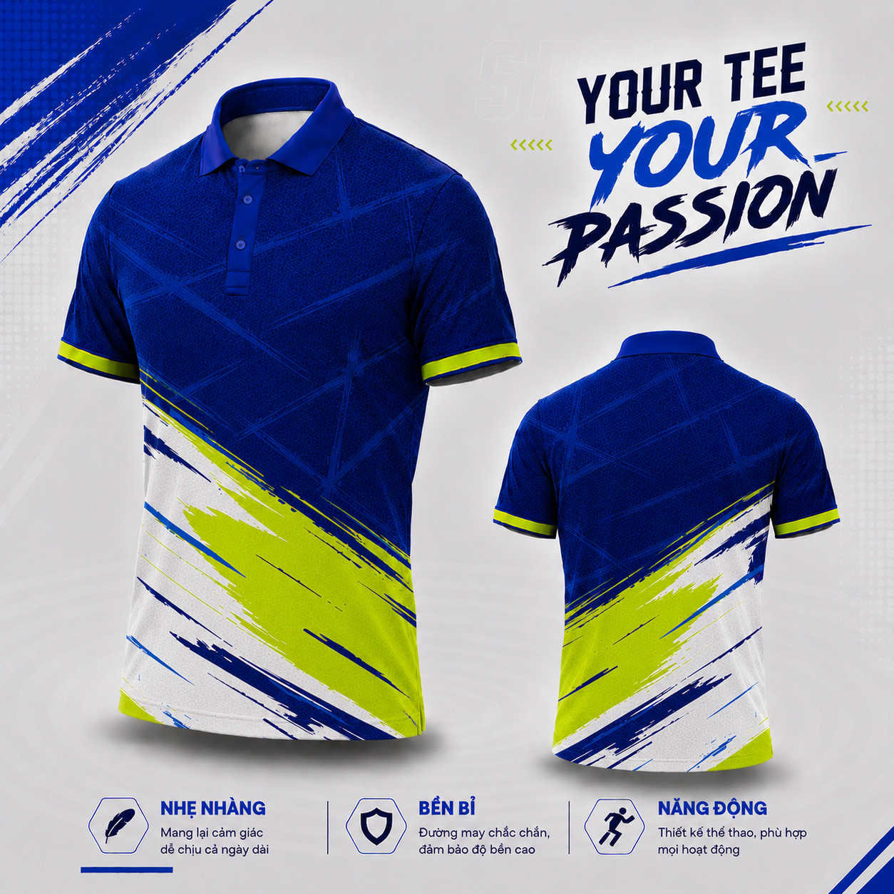 Áo Polo Thể Thao Đồng Phục Your Tee Your Passion 002