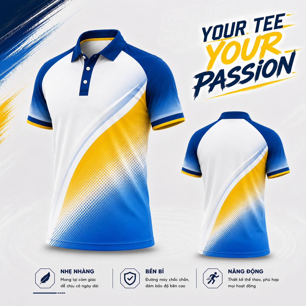 Áo Polo Thể Thao Đồng Phục Your Tee Your Passion 005