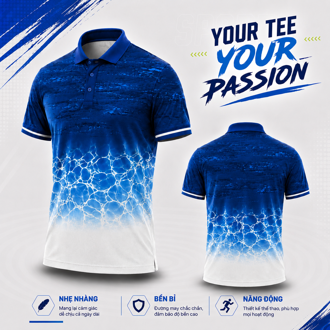Áo Polo Thể Thao Đồng Phục Your Tee Your Passion 010