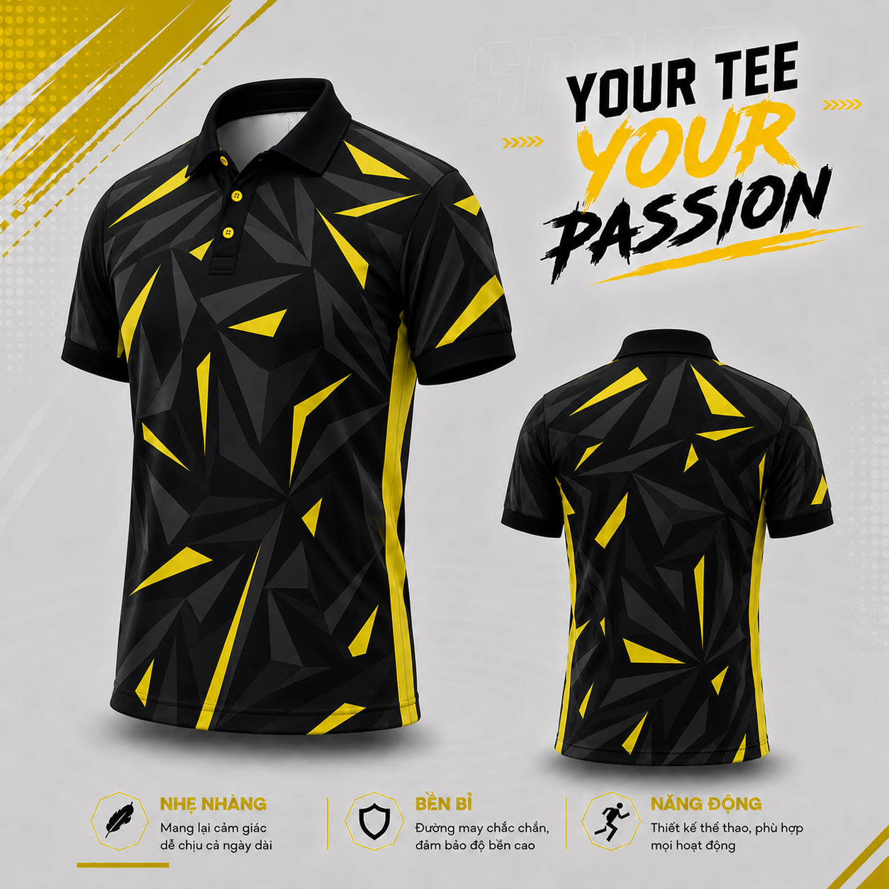 Áo Polo Thể Thao Đồng Phục Your Tee Your Passion 012