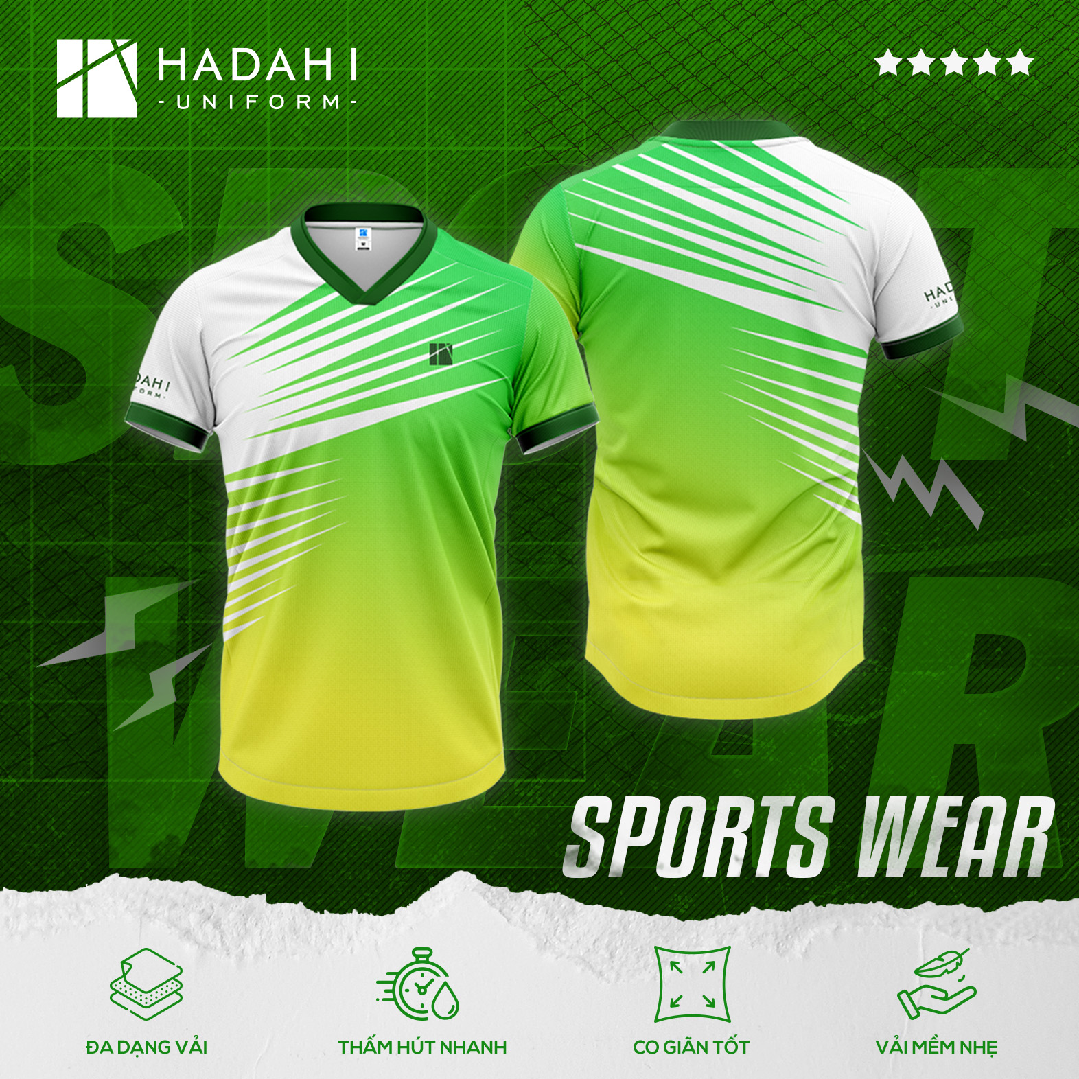Áo Thun Thể Thao Đồng Phục Sport Wear 007