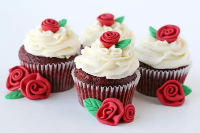 Cupcake nhung đỏ