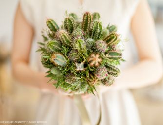 21 bó hoa cưới từ sen đá độc đáo cho cô dâu mùa thu