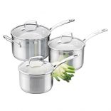 Bộ 3 nồi tay cầm dài Scanpan Impact 71060000