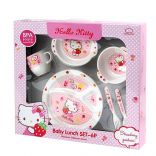 Bộ đồ ăn cho bé Hello Kitty Lock&Lock LKT461S6