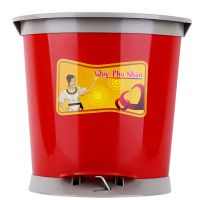 Thùng rác hình quạt 45 độ 28.5 x 29 x 25 cm (Đỏ)