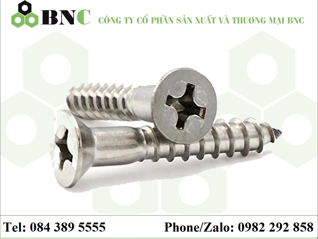 VÍT ĐẦU BẰNG REN GỖ