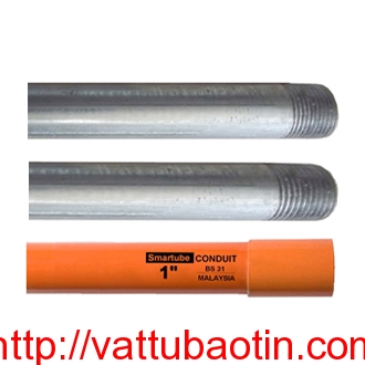 ỐNG THÉP LUỒN DÂY ĐIÊN REN SMARTUBE BS31 : 1940 THREADED CONDUIT HEAVY GAUGE CLASS B- MALAYSIA